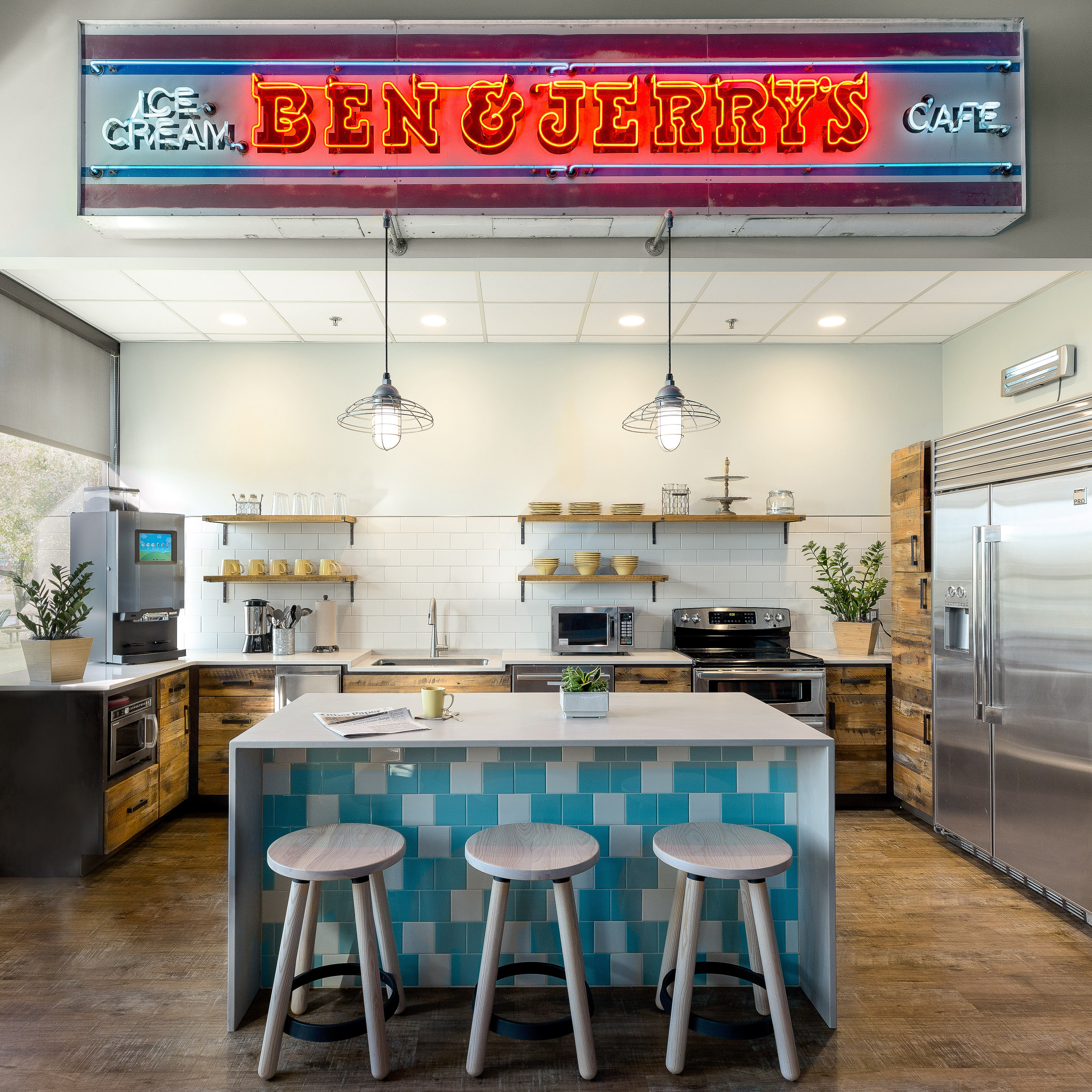 Blue Collar Pendant Light | Photo Courtesy of Christine Burdick Designs